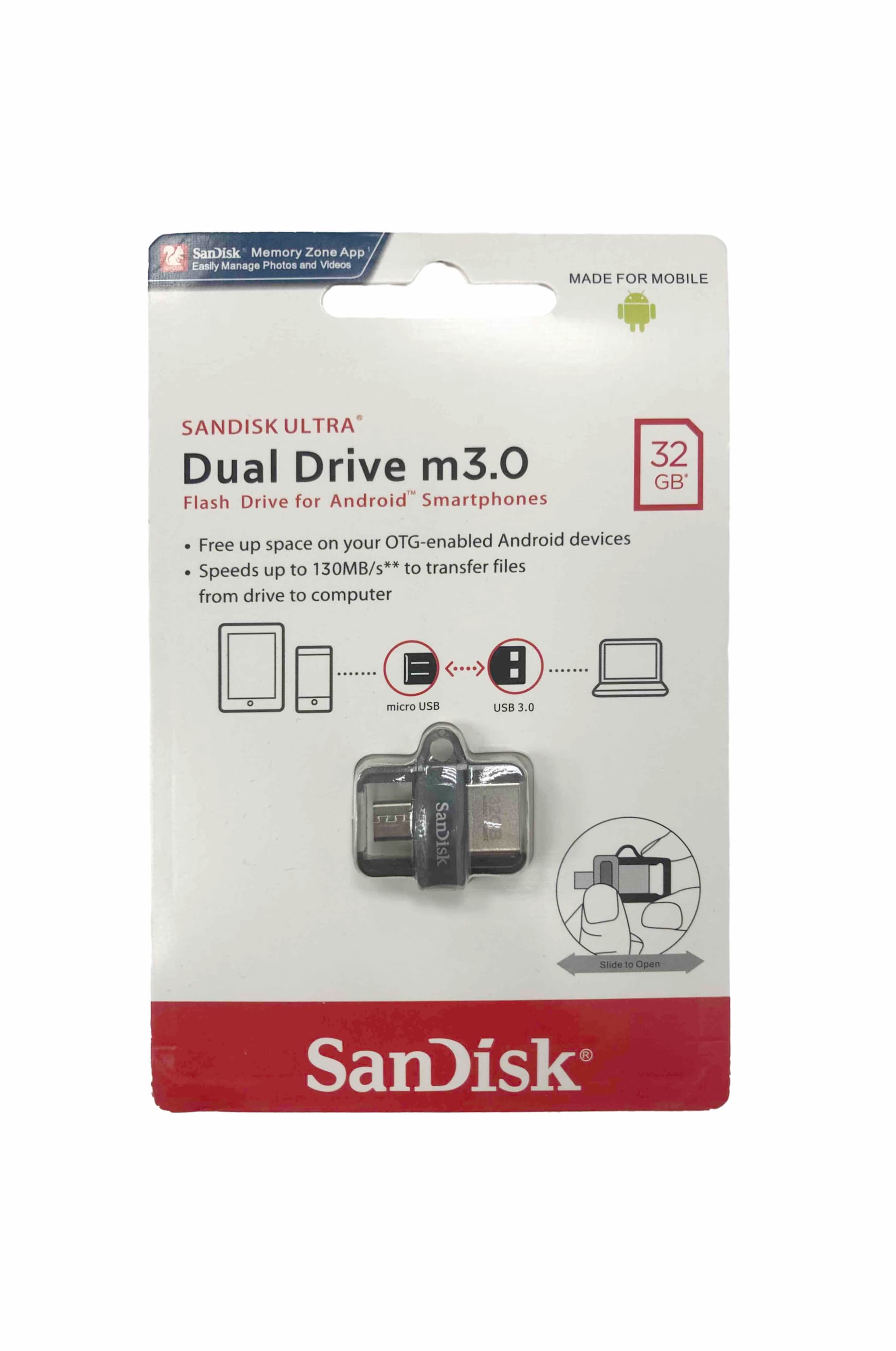 Main image of SanDisk Dual Drive 32Gb (micro-OTG)