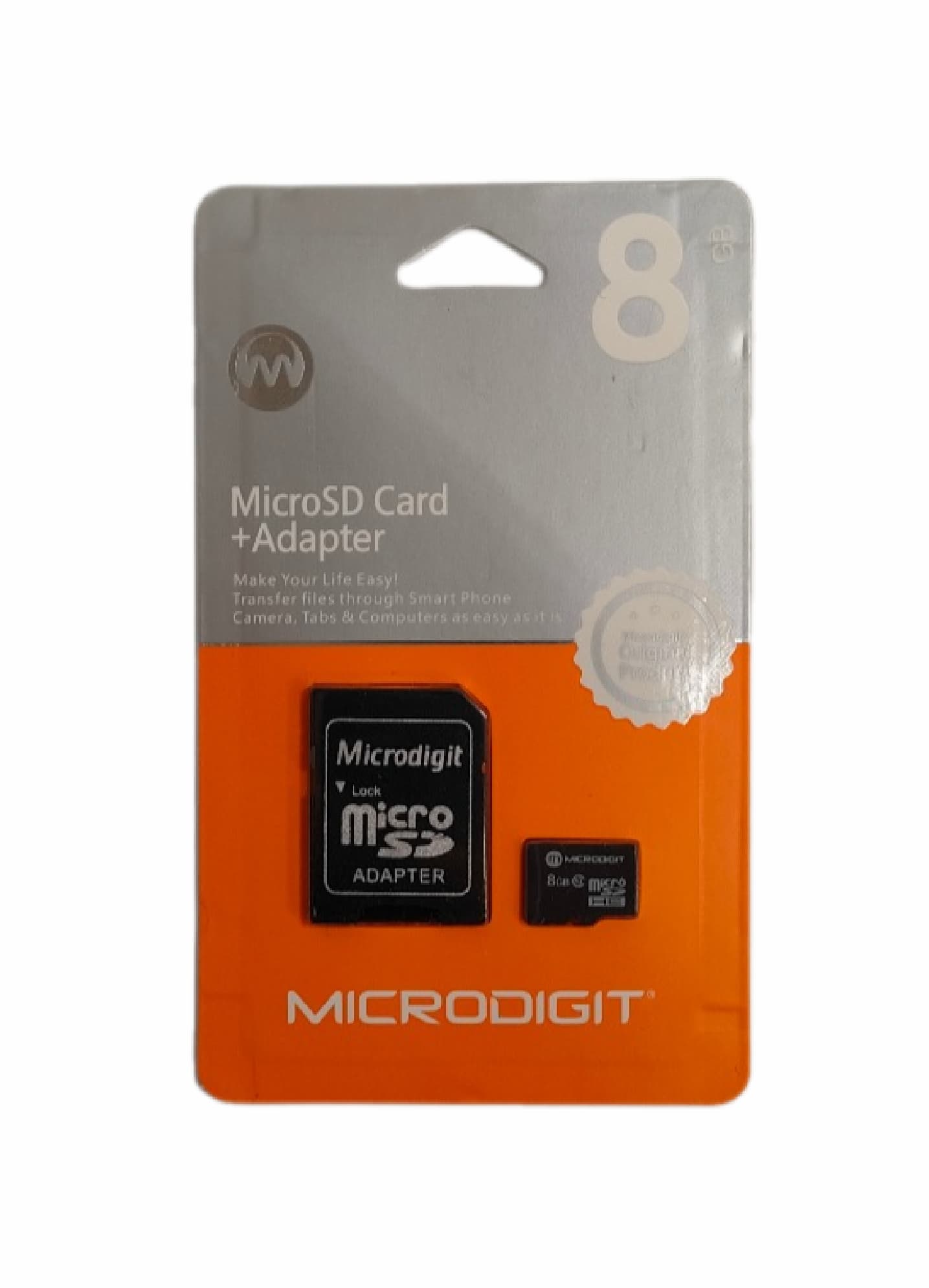 Main image of Microdigit microSD 8GB Class 10