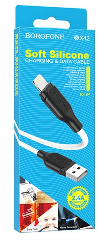 Main image of Borofone BX42 для Lightning 20W DP (1м)