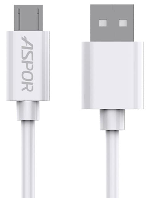 Main image of ASPOR AC-28 для Micro-USB 3A (1m), жидкий силикон