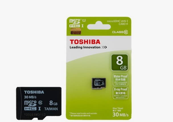 Main image of TOSHIBA microSD 8GB Class 10