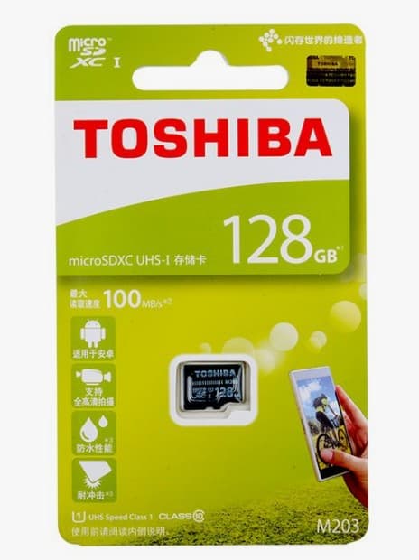 Main image of TOSHIBA microSD 128Gb Class 10
