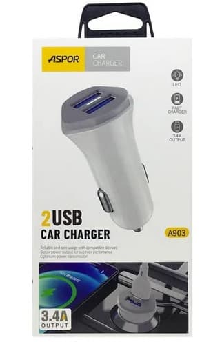Main image of ASPOR A903 2USB для Type-C 3.4A