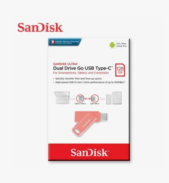 Main image of SanDisk Dual Drive 128Gb (typeC-OTG)