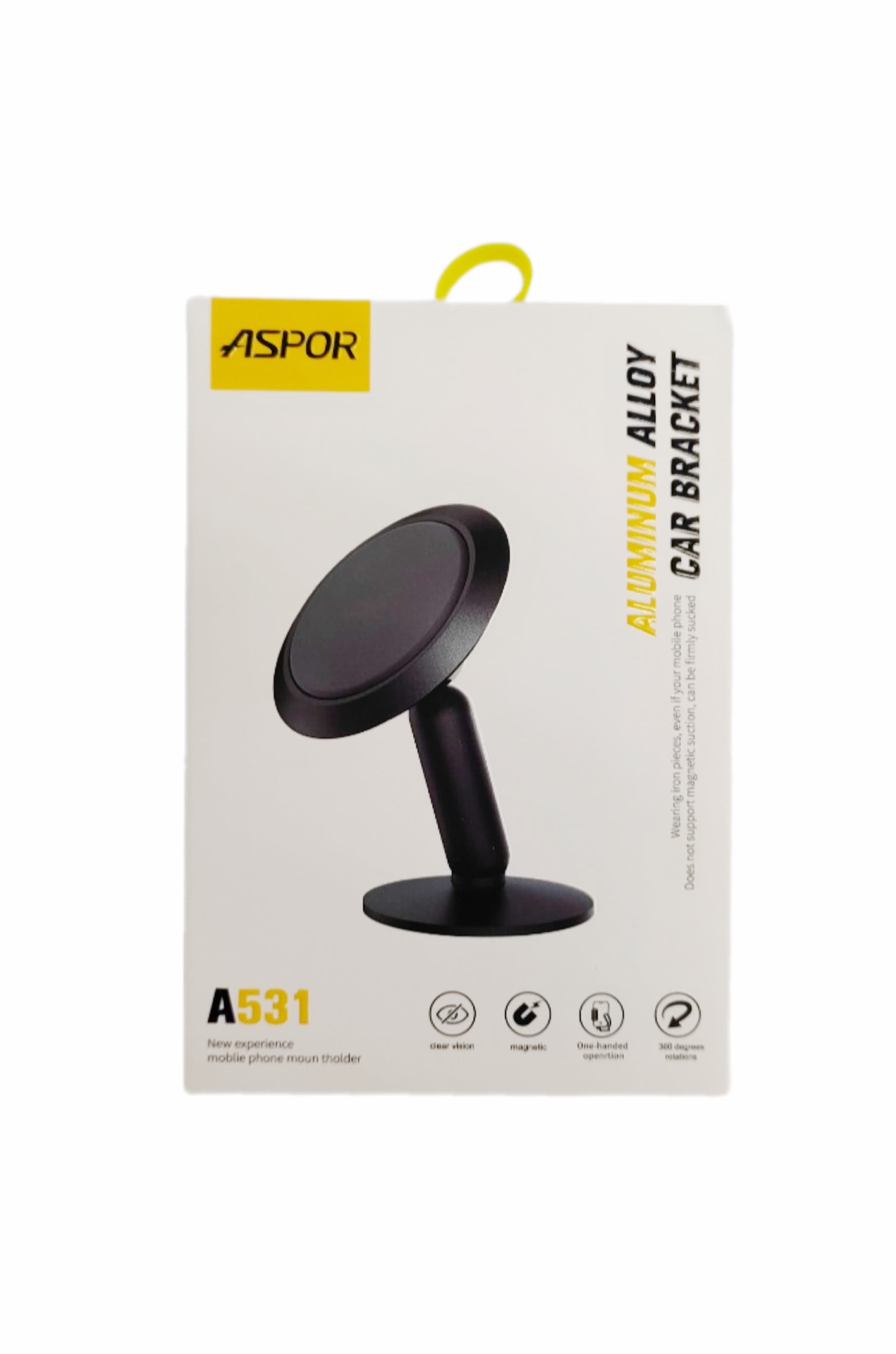 Main image of ASPOR A531 присоска с липучкой (черный)
