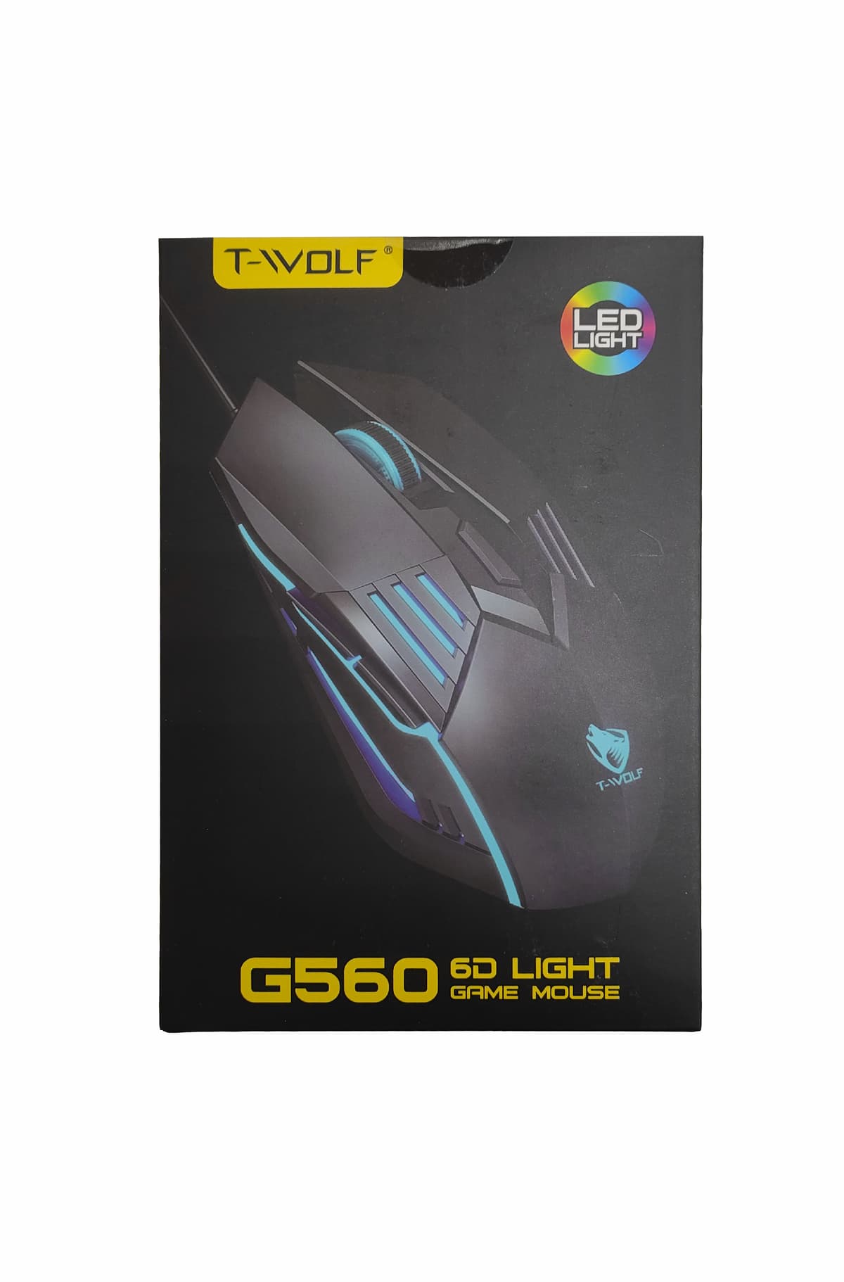 T-Wolf G560 проводная игровая мышь (черный)