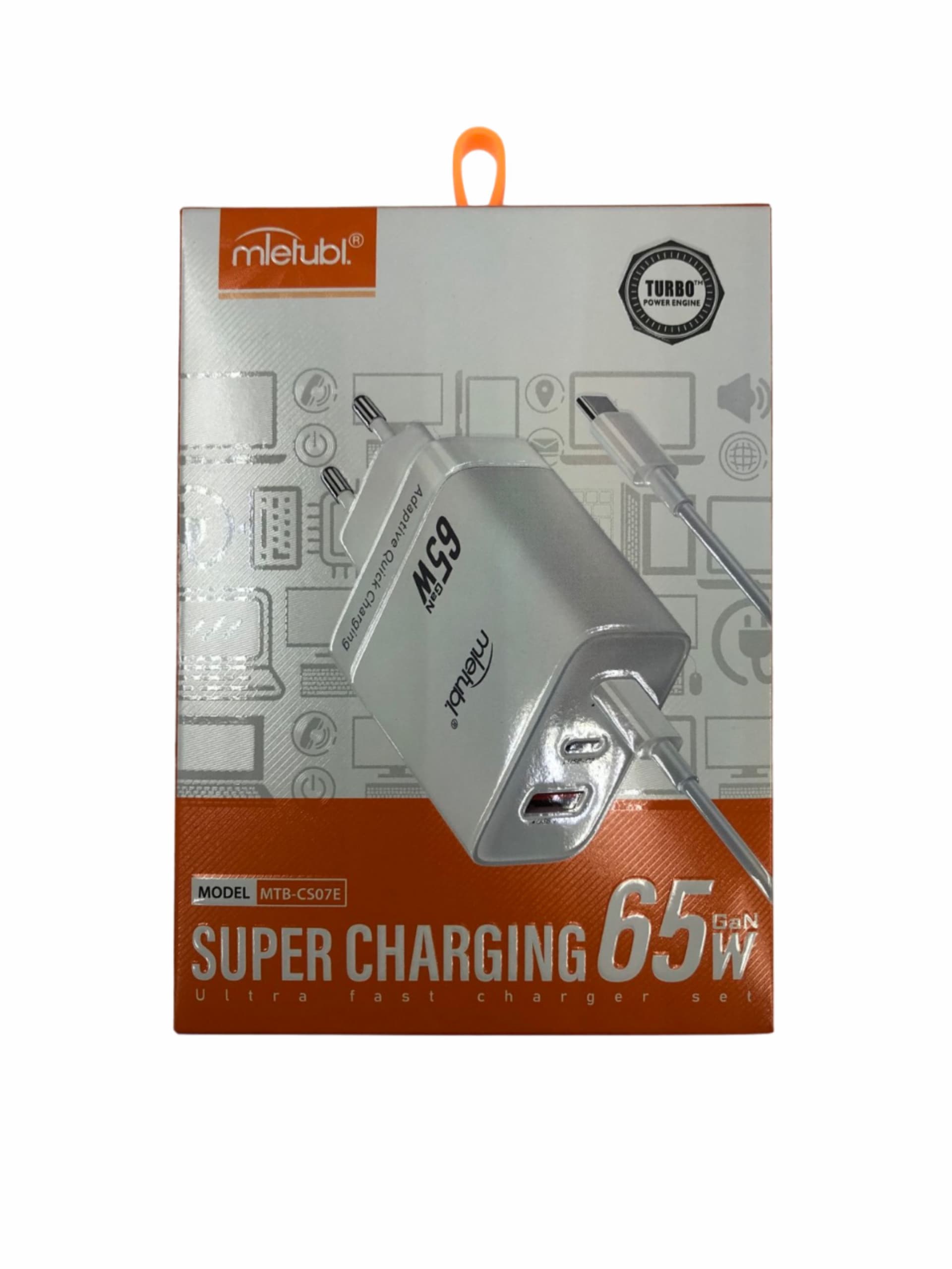 Main image of Mietubl CS07E 1USB+2PD 3A для Type-C 65W (белый)