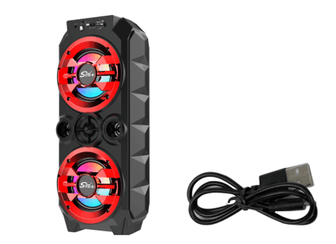 Main image of Sing-e ZQS4236 (1200mAh, 2*4inch/16W, AUX/USB/TF)