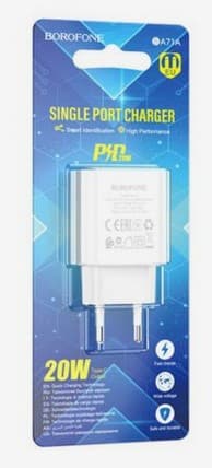 Main image of Borofone BA71A PD 20W/QC3.0, (белый)