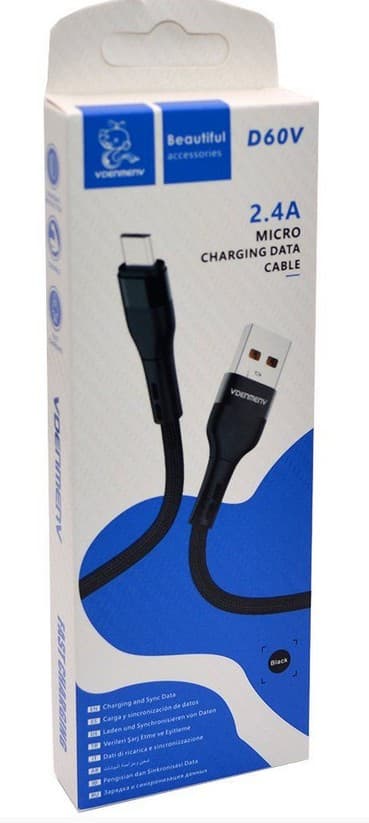 Main image of Denmen D60V для MicroUSB 2.4А (1м)