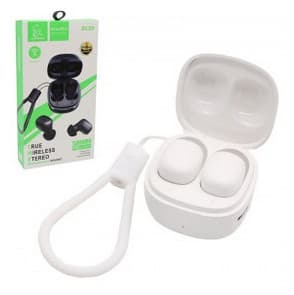 Denmen DL20 EARBUDS : глубокий бас , ВТ5.2 , емк. акб 30/200 mAh, 2 микр.(белый)