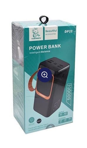Main image of Denmen DP32 (50000mAh) 4USB+PD+microUSB, LCD/LED 3A QC3.0 черный