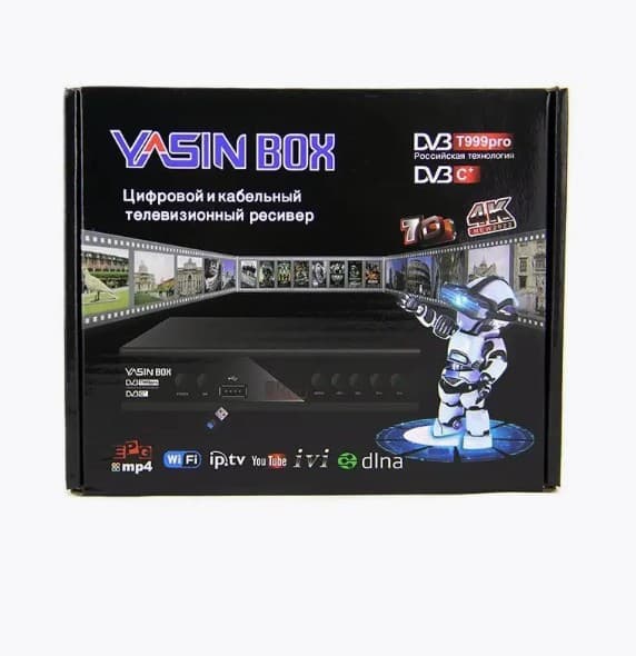 YASIN T999 (цифровое ТВ, IPTV, YouTube)