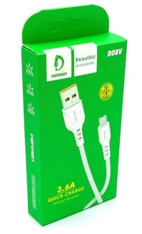 Main image of Denmen D08V для Micro-USB 3.6А (1м)
