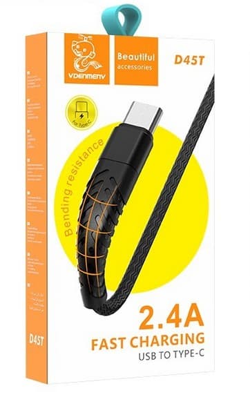 Main image of Denmen D45T для Type-C 2.4А 1м