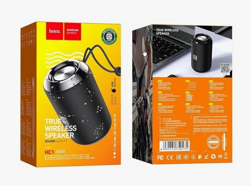 Main image of Hoco HC1 BT5.0 / 5W, 1200mAh (черный)