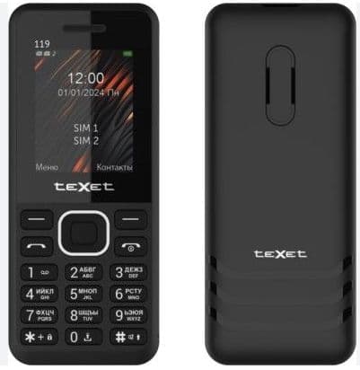 Main image of teXet TM-119 (черный)