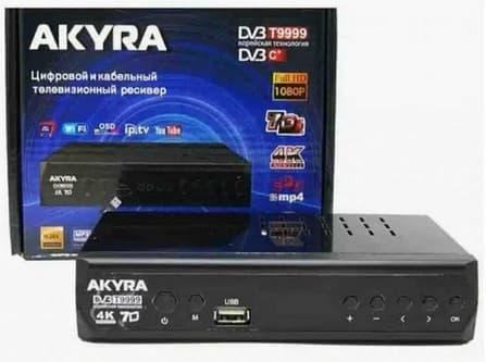 Main image of AKYRA T9999 PRO (цифровое ТВ, IPTV, YouTube)