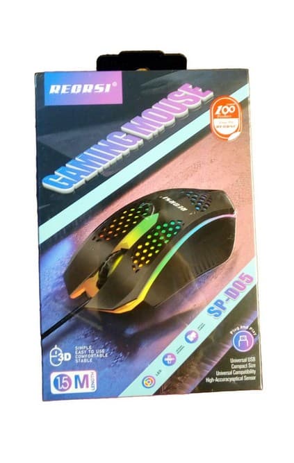 Main image of RECRSI SP-D05 игровая RGB (черный)
