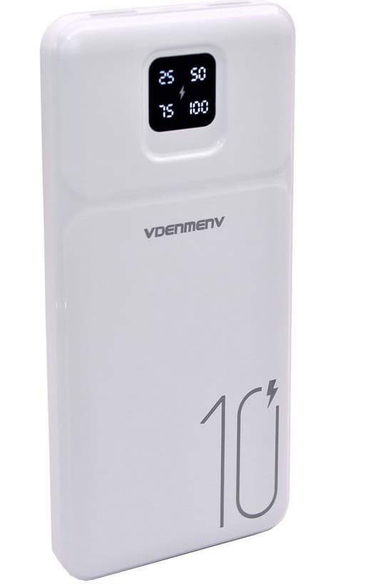 Main image of Denmen DP38 (10000mAh) 2USB+PD, LCD 2.1A QC3.0 черный
