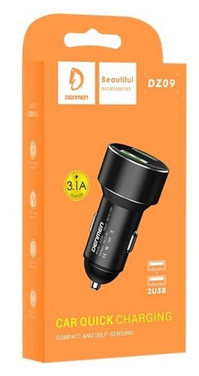 Main image of Denmen DZ09 2USB (QC3.0 быстрая зарядка)