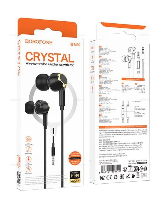 Main image of Borofone BM90 для Lightning (черный)