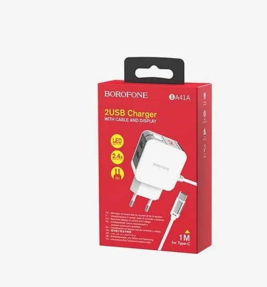 Main image of Borofone BAS41A 2USB (2.4A)