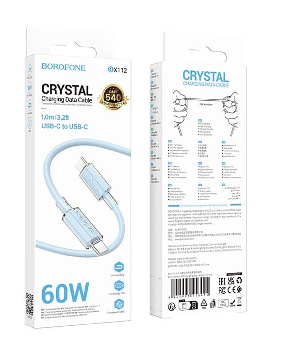 Main image of Borofone BX112 PD 60W для Type-C (1м)