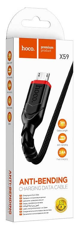Main image of Hoco X59 для Micro-USB 2.4A (2м)