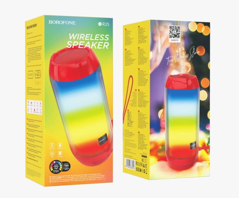 Borofone BR25 BT5.3 / 5W*1, 1200mAh (красный)
