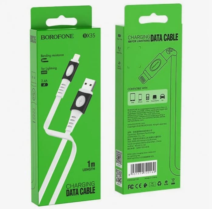 Borofone BX35 для MicroUSB 2.4A (1м)