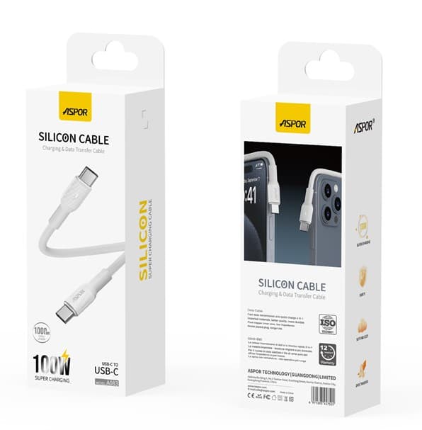 Main image of ASPOR A083 100W для Type-C (1M)