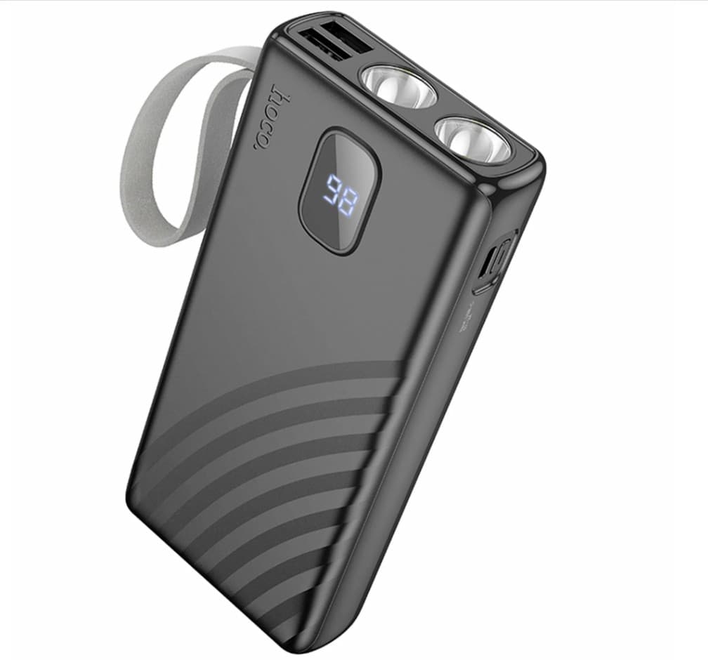 Main image of Hoco J129A 20000mAh (2USB+PD/2A/LED), (черный)