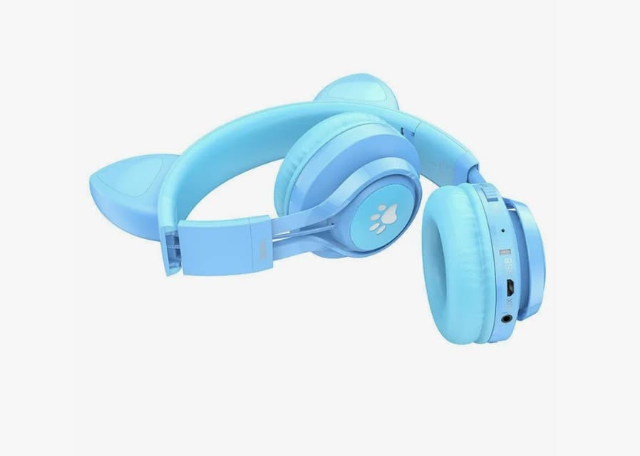 Main image of Hoco W39 Cat BT 5.3, 400mAh (синий)