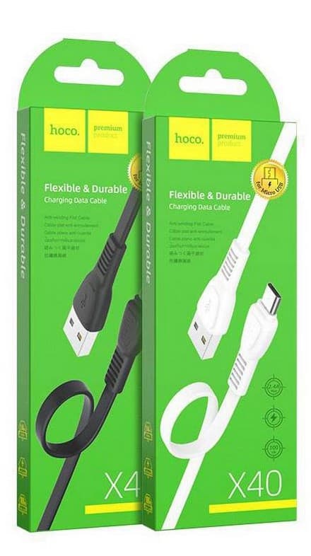 Main image of Hoco X40 для MicroUSB 2.4A (1м)