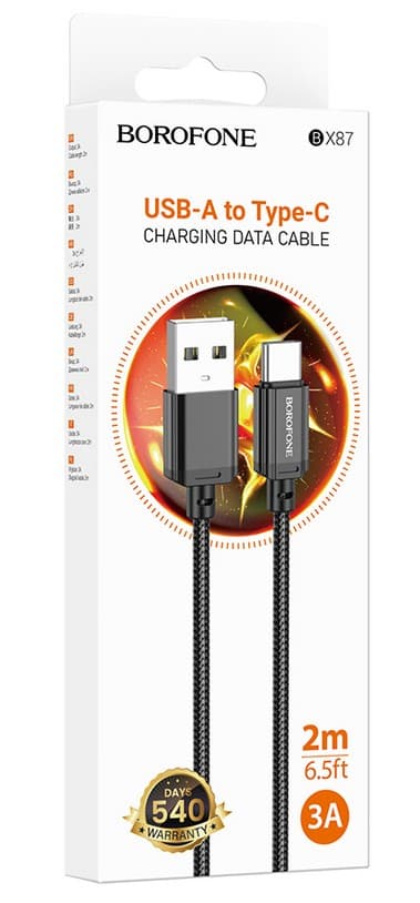 Main image of Borofone BX87 для Type-C 3.0A (2м)