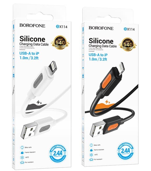 Main image of Borofone BX114 для Lightning 27W PD (1м)
