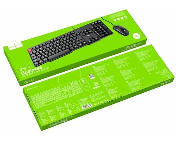 Main image of Hoco GM16 набор клава+мышь,  (черный)