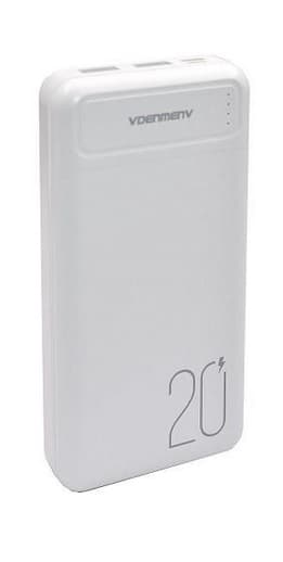 Main image of Denmen DP10 20000mAh 2USB+1PD 2.1A белый