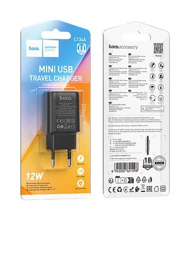 Main image of Hoco C134A 1USB, 2.4A