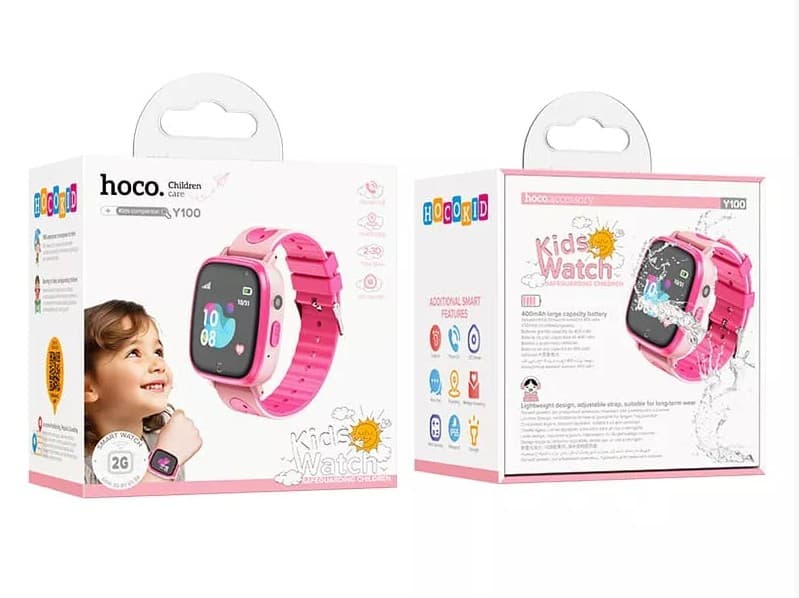 Main image of Hoco Y100 Kids GPS/400 мАч/2G (розовый)