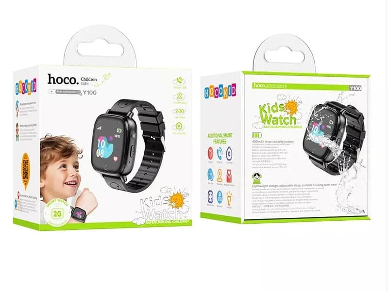 Main image of Hoco Y100 Kids GPS/400 мАч/2G (черный)
