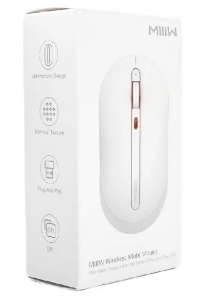Xiaomi MIIIW Wireless Mouse Mute (MWMM01) (белый )