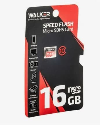 Main image of WALKER microSD 16Gb Class 10