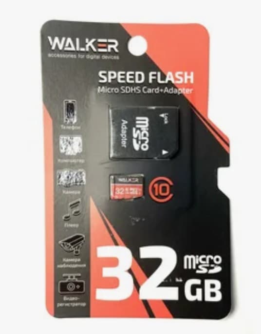 Main image of WALKER microSD 32Gb Class 10