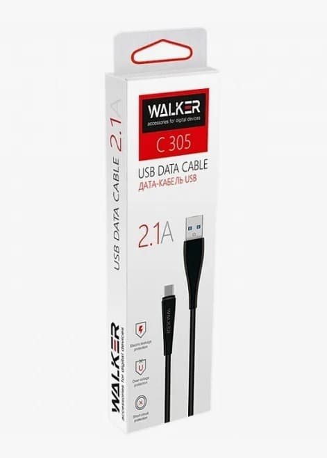Main image of WALKER C305 для Lightning 2.1A (1м)