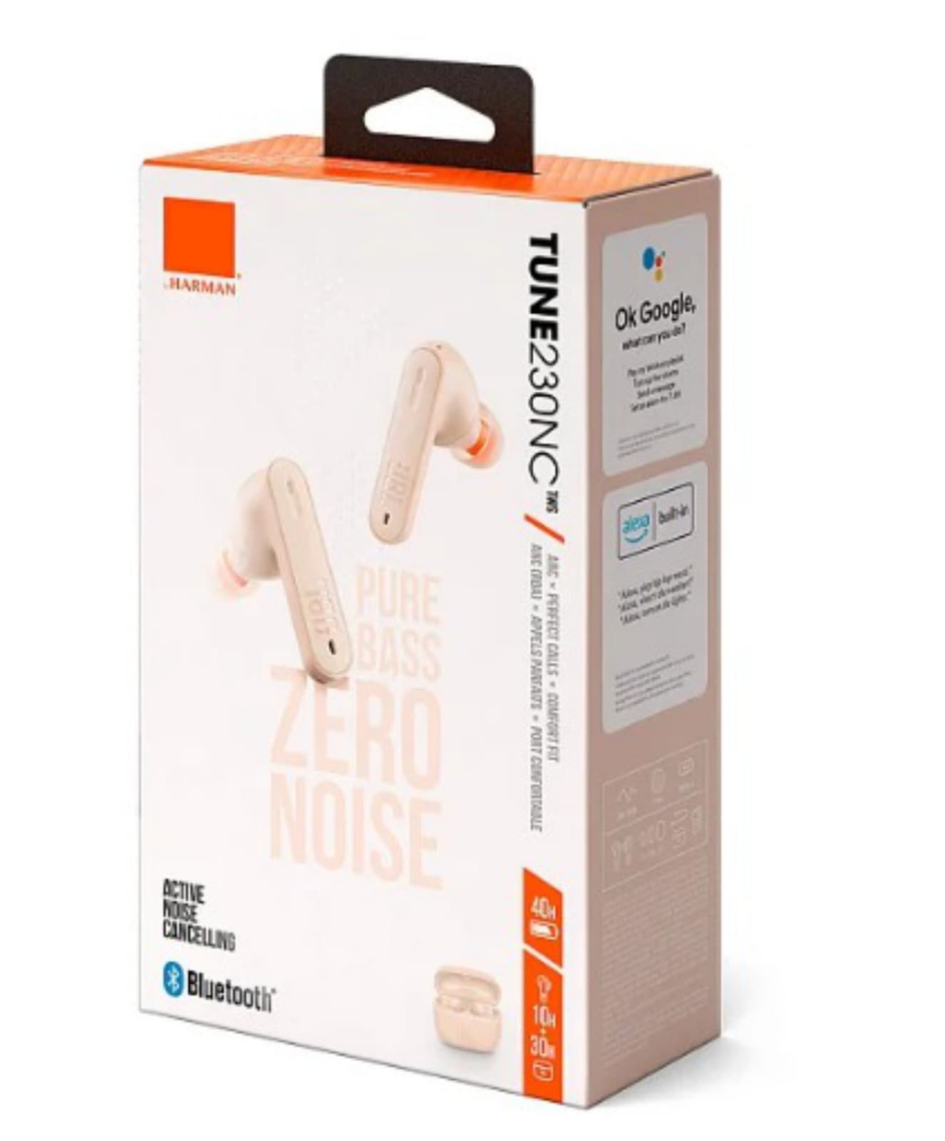 Main image of FCO Tune 230NC : Pure Bass , BT 5.2 , емк.акб 35/350 mAh , IPX4 , 2 микр. (розовый)
