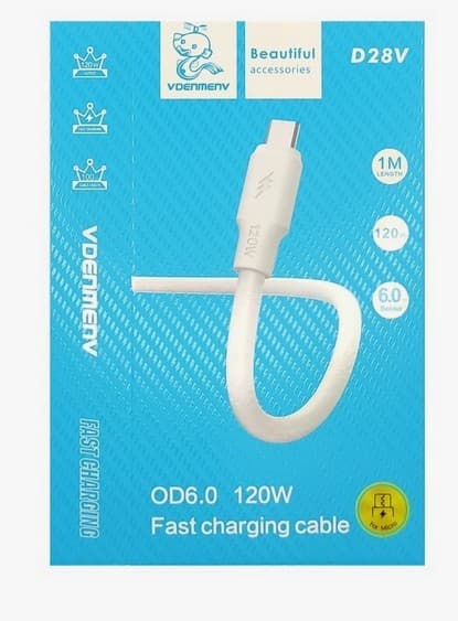 Main image of Denmen D28V силиконовый для Micro 120W (1м)