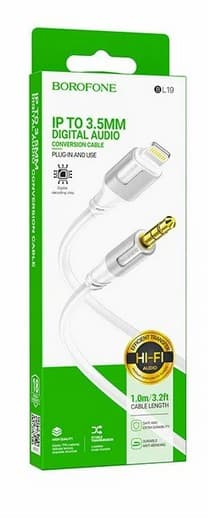 Main image of Borofone BL19 Lightning>AUX (1м)