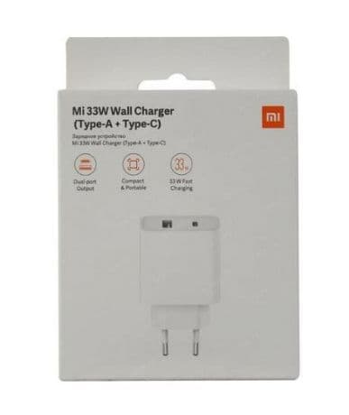 Main image of Xiaomi Mi 33WWall Charger ( PD+USB)